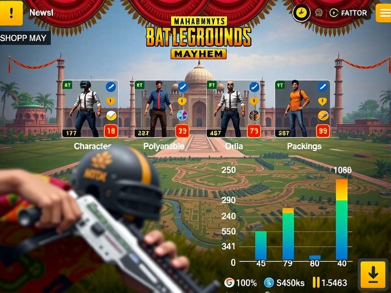 PUBG Maharaja Mayhem download statistics graph